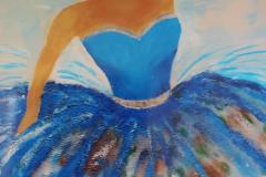 Lady-in-Blau